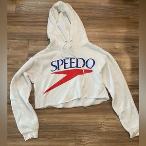 Speedo girls crop top hoody shirt